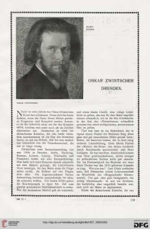 Oskar Zwintscher Dresden