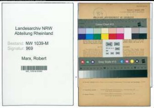 Entnazifizierung Robert Marx , geb. 13.10.1907 ()