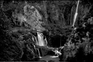 Plitwitzer Seen: [Wasserfall] Ausschnitt
