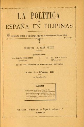 Núm. 23. 22 Diciembre 1891