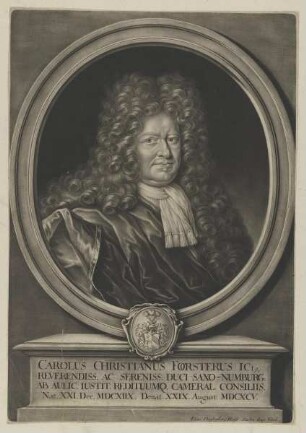 Bildnis des Carolus Christianus Foersterus