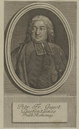Bildnis des Petr. Fr. Guyot Desfontaines