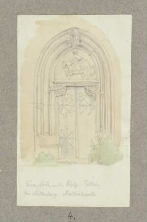 Portal der Martinskapelle in Bürgstadt