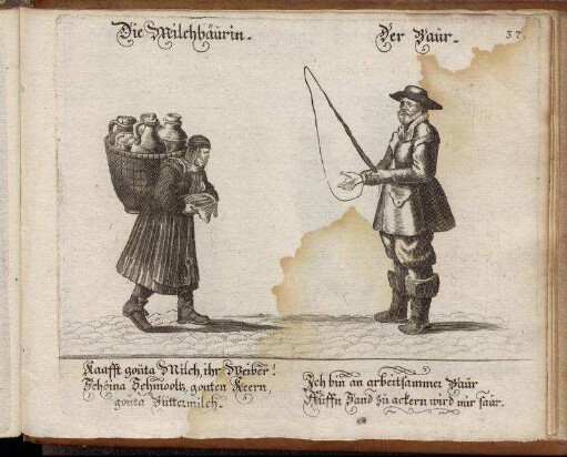 37. Die Milchbäurin. Der Baur.