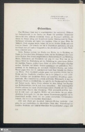 Gesamtschau