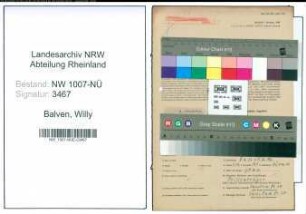 Entnazifizierung Willy Balven , geb. 23.04.1904 (Landwirt)