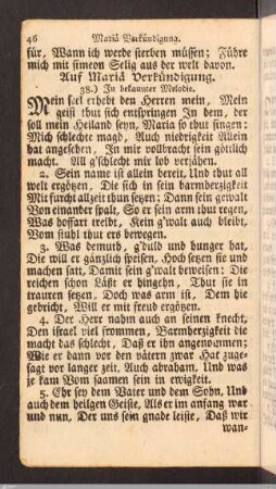 Mariä Verkündigung.