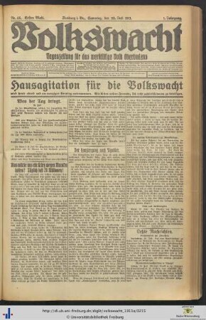 29.07.1911 (Erstes Blatt)