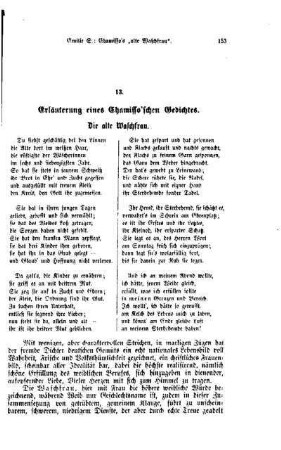 Erläuterung eines Chamisso'schen Gedichtes : Die alte Waschfrau