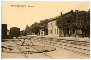 Miltitz-Roitzschen. Bahnhof