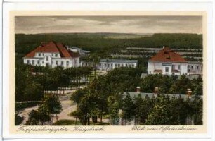Königsbrück. Truppenübungsplatz, Blick vom Offizierskasino