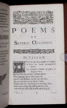 Poems on several occasions