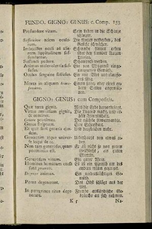 Gigno: Genus: cum Compositis. - Grus: Congruo, Ingruo.