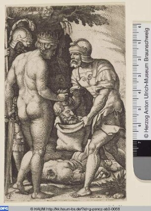 Thomyris mit dem Haupte des Cyrus