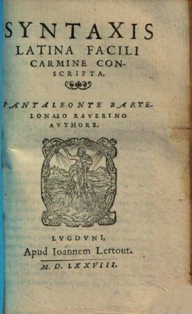 Syntaxis latina facili carmine conscripta