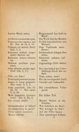 Varia : eine Sammlung lateinischer Verse, Sprüche und Redensarten mit besonderer Berücksichtigung der Phraseologie des Cornelius Nepos und Julius Caesar