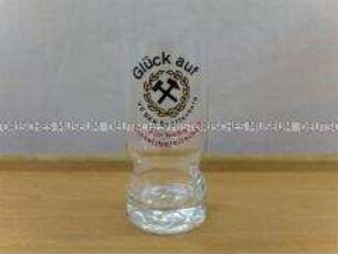 Bierglas "Glückauf / VE BKK Senftenberg / Für hohe Einsatzbereitschaft"