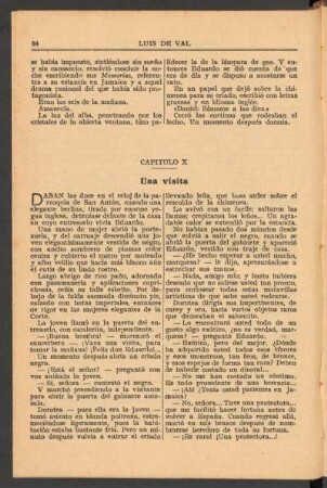 Capítulo X : Una visita