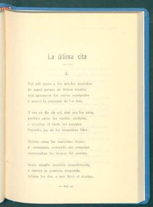 La última cita