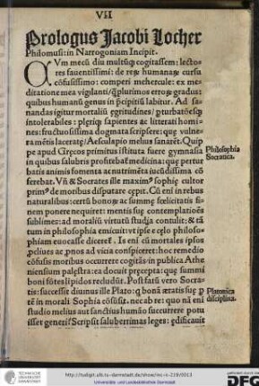 Cum mecum diu multumque cogitassem, lectores faventissimi, de rerum humanarum cursu confusissimo...