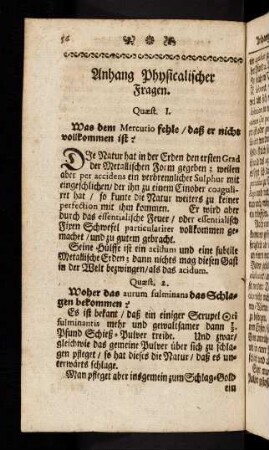 56-118, Anhang Physicalischer Fragen.