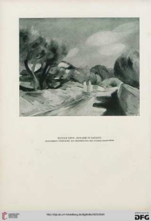 Rudolf Levys Landschaften und Stilleben