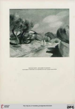 Rudolf Levys Landschaften und Stilleben