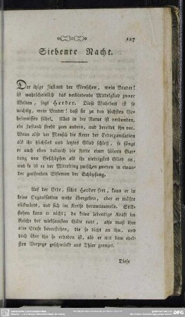 Siebente Nacht