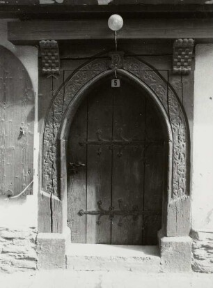 Schlettau, Schloss, Pförtnerhaus, Portal