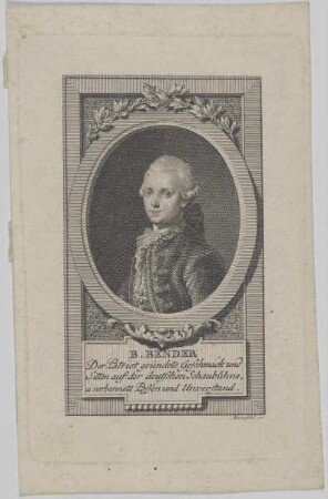 Bildnis des B. Bender