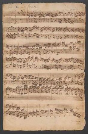 Suiten; cemb; a-Moll; BWV 807