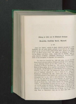 Anhang zur Lehre von der Dichtkunst überhaupt. Satyische, didaktische Poesie, Rhetorik