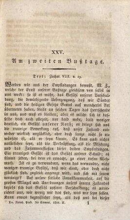 Predigten, 14. Predigten im Jahre 1801 bei dem Churfürstlichen Sächsischen evangelischen Hofgottesdienste zu Dresden gehalten
