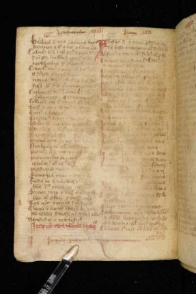 Incipit rara vocabula in historiis. Abissus -si id est aqua profunda quasi sine bisso id est candore …