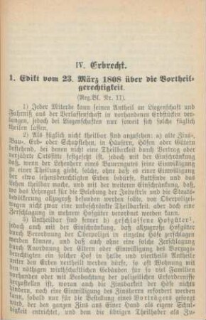 IV. Erbrecht
