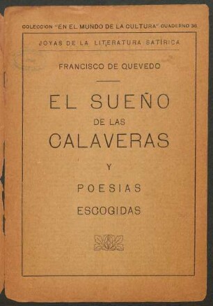 1928003600: El sueño de las calaveras y poesías escogidas