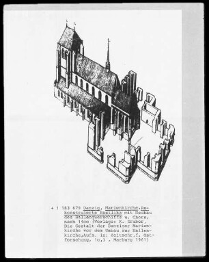 Rekonstruktion der Marienkirche in Danzig nach 1400
