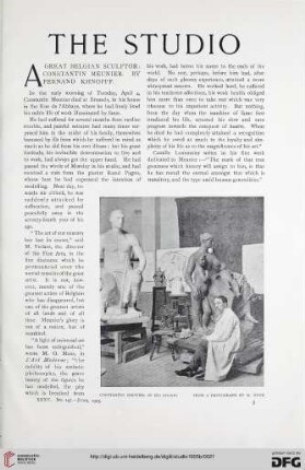 35: A great Belgian sculptor: Constantin Meunier