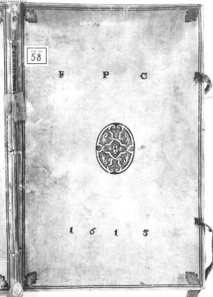 Viti Polanti oratio historica in natalem Friderici V Comitis Palat. Rheni XVI. Aug. 1615. - BSB Clm 58