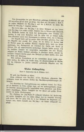 Wieder Stellungskrieg