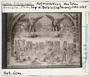 Luca Signorelli: Orvieto, Dom, Kapelle di Brizio, Auferweckung der Toten