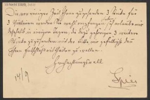 Brief an B. Schott's Söhne : 03.09.1883