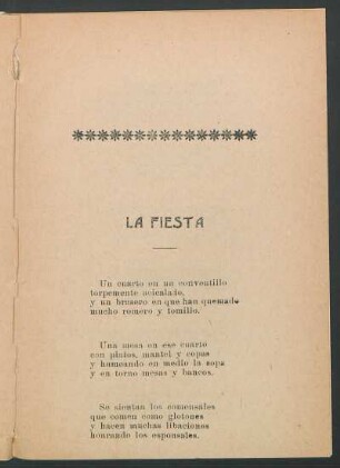 La fiesta