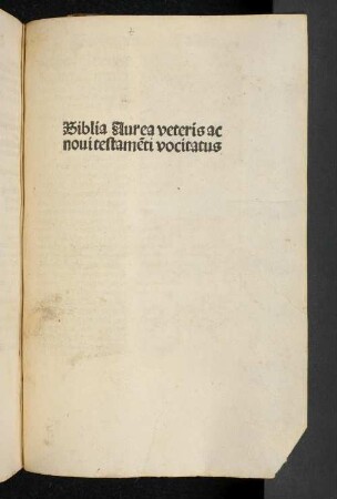 Biblia aurea