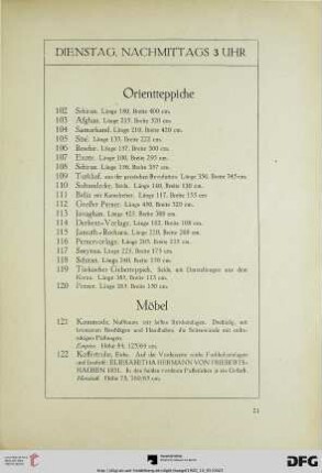 Möbel (Nr. 121-176)