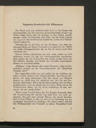 Naporra beschwört die Dämonen