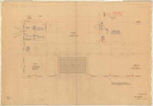 Troost, Paul Ludwig; München, Arcisstr. 12; Führerbau der NSDAP - Erdgeschoss, Nordwest (Details; Grundriss)