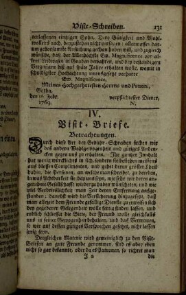 IV. Visit-Briefe.