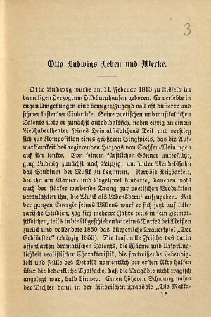 Der Erbförster : Trauerspiel in fünf Aufzügen