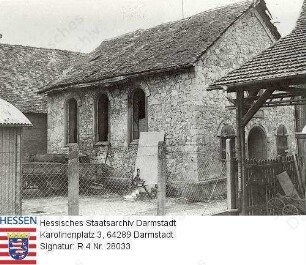 Groß-Umstadt, Synagoge / (1874 eingeweiht) / Seitenansicht